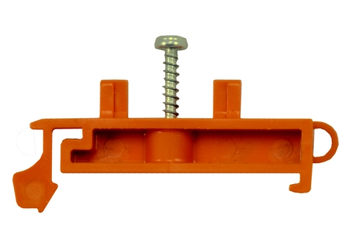 Holder for thermoplastic connector strips, on a TS35, for LTF (12-2,5; 4; 6)