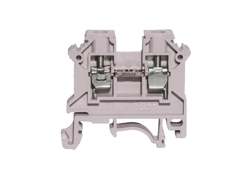 Rail-mounted screw terminal block NOWA series, 2,5 mm², TS 32,35, 1 track