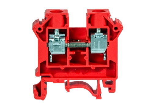 Rail-mounted screw terminal block NOWA series, 10,0 mm², TS 32,35, 1 track