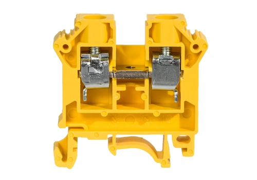 Rail-mounted screw terminal block NOWA series, 10,0 mm², TS 32,35, 1 track