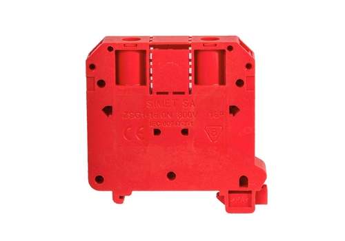 Rail-mounted screw terminal block NOWA series, 16,0 mm², TS 35, 1 track