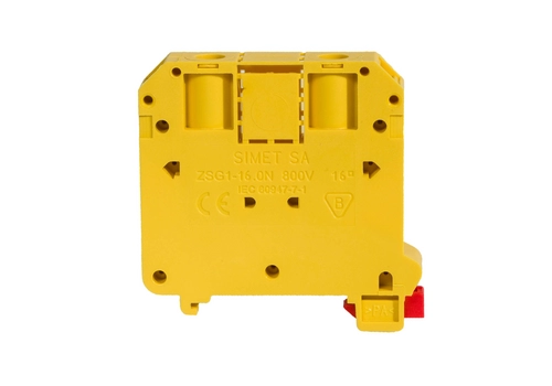 Rail-mounted screw terminal block NOWA series, 16,0 mm², TS 35, 1 track