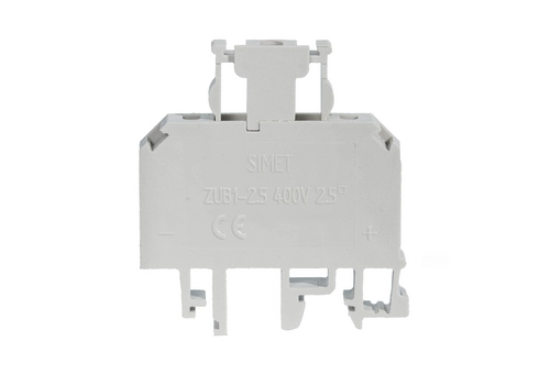 Rail-mounted screw terminal block with a fuse, 2,5 mm², TS 35, 1 track