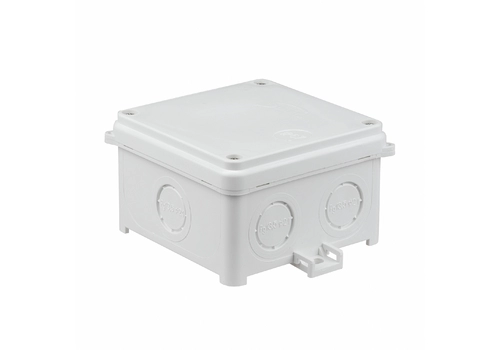Surface junction box 88 x 88 x 55 mm halogen free, self-extinguishing, UV, IP67