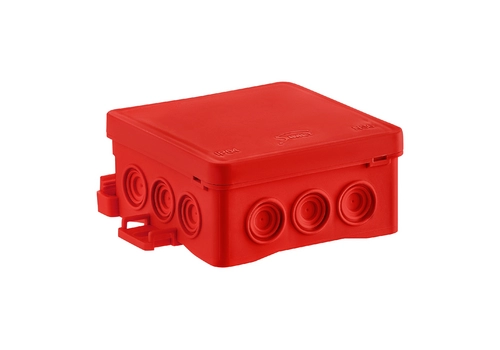Surface junction box NS6 FASTBOX&HOOK red