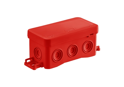 Surface junction box NS8 FASTBOX&HOOK red