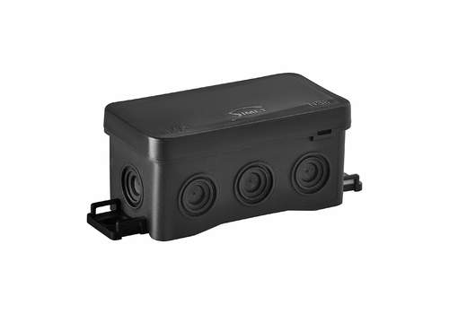 Surface junction box NS8 FASTBOX&HOOK black