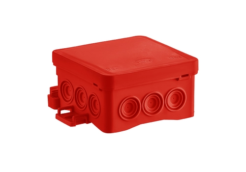 Surface junction box NS5 FASTBOX&HOOK red