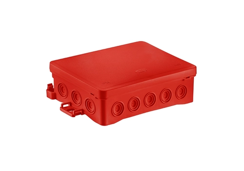 Surface junction box NS9 FASTBOX&HOOK red