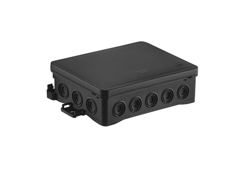 Surface junction box NS9 FASTBOX&HOOK black