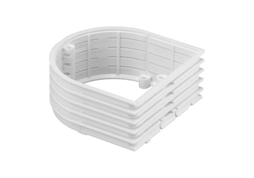 Outside extension ring, segment, 30 x 71 x 71 mm, for Multiwall and Multibox series
