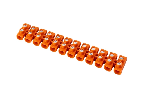 Thermoplastic connector strip, 6,0 mm² , 12-line