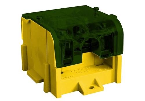 1-segment electric main branch terminal (clamp: 1x95mm² - 4x35mm²)/ with a cover