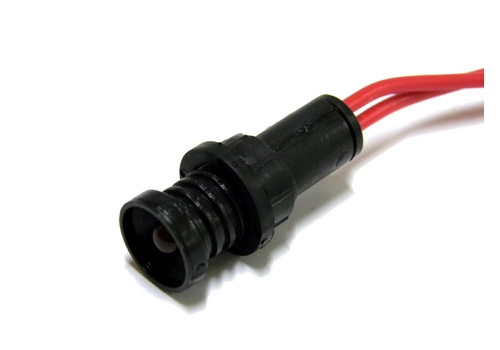 Diode indicator light, 5 mm casing, 230V, red