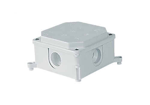Surface junction box with grommets IP44 (103x103x60 mm)