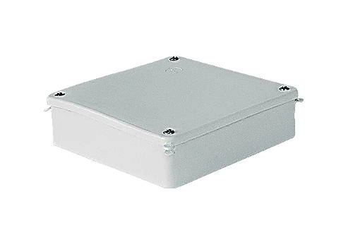 Surface junction box without grommets IP20 (125x125x35 mm)