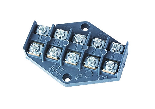 ZPT series distribution connector, 2,5mm², 5 tracks