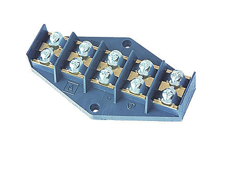 ZPT series distribution connector, 16,0mm², 5 tracks