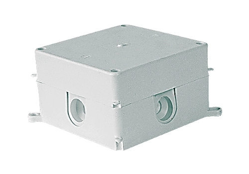 Surface junction box with grommets IP44 (125x125x80 mm)