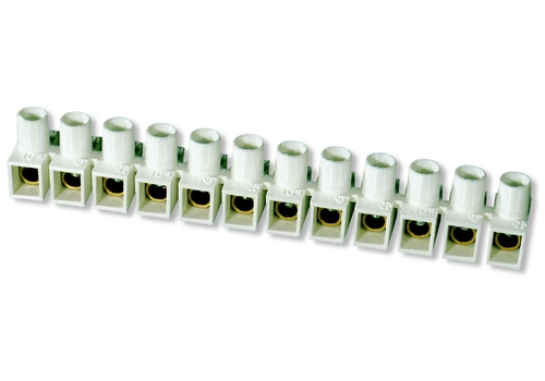 Thermoplastic connector strip, 4 mm², 12-line (single row - 10 mm² ? clamp)