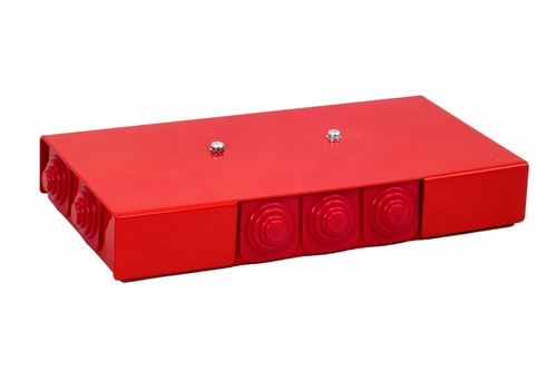 Fire protection junction box, rectangural, E90, through 3x3x4 mm², dimensions 103 x 30 x 197 mm