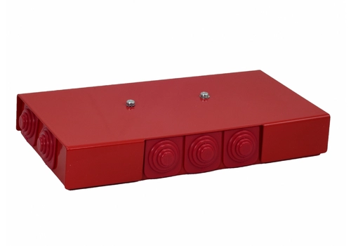 Fire protection junction box, rectangural, E90, branching 3x3x4 mm², dimensions 103 x 30 x 197 mm