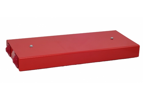 Fire protection junction box, rectangural, E90, through, 10x2x4 mm², dimensions 114 x 30 x 286 mm