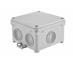 Surface junction box 53 x 83 x 83 mm²with integrated gromm²t, self-locking, Fastbox series