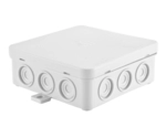 Surface junction box 39 x 100 x 100 mm²with integrated gromm²t, self-locking, Fastbox series