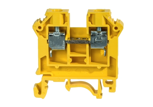 Rail-mounted screw terminal block, NOWA series, 6,0 mm², TS 35, 1 track