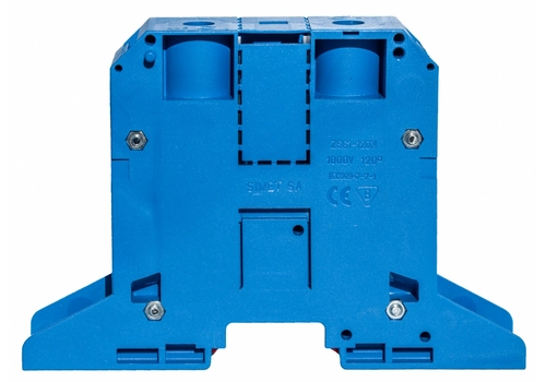 Rail-mounted screw terminal block, NOWA series, 120 mm², TS 35, 1 track