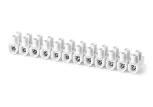 Thermoplastic connector strip, 4,0 mm², 12-line