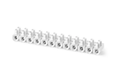 Thermoplastic connector strip, 6,0 mm², 12-line