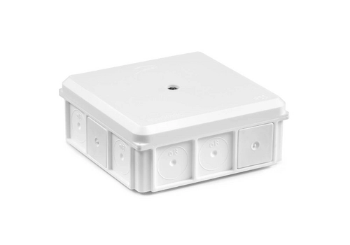 Surface junction box 90x37x90 mm, IP55, with glands, with screw