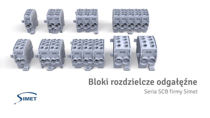 Bloki rozdzielcze odgałęźne seria SCB z serii SIMBLOCK