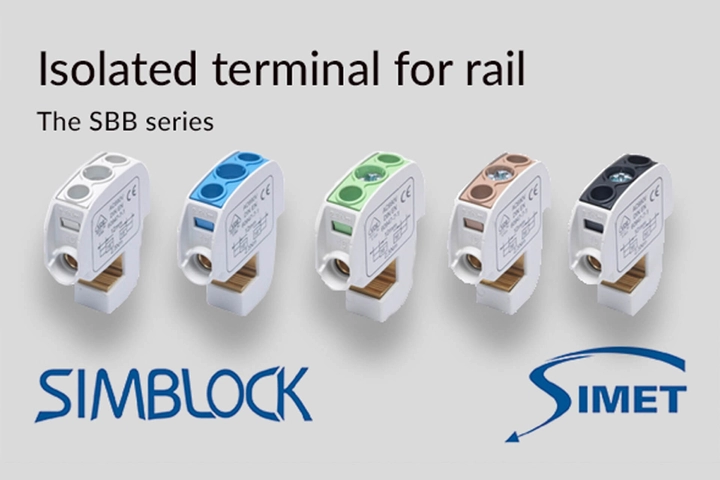 Insulated terminals for rail SBB series